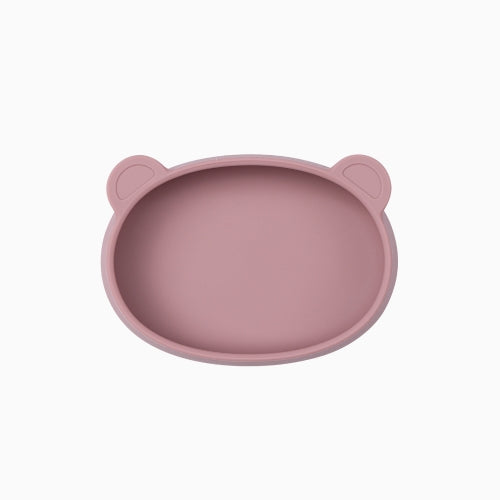 Silicone Bear Plate . Pink