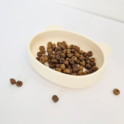 Platinum Silicone Bear Plate . Butter