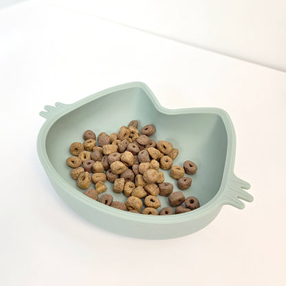 Platinum Silicone MoaCat Bowl . Beige