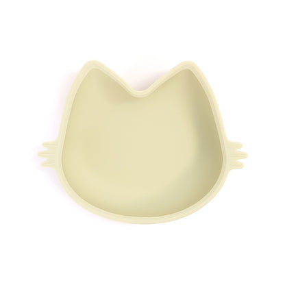 Platinum Silicone MoaCat Bowl . Green Bean