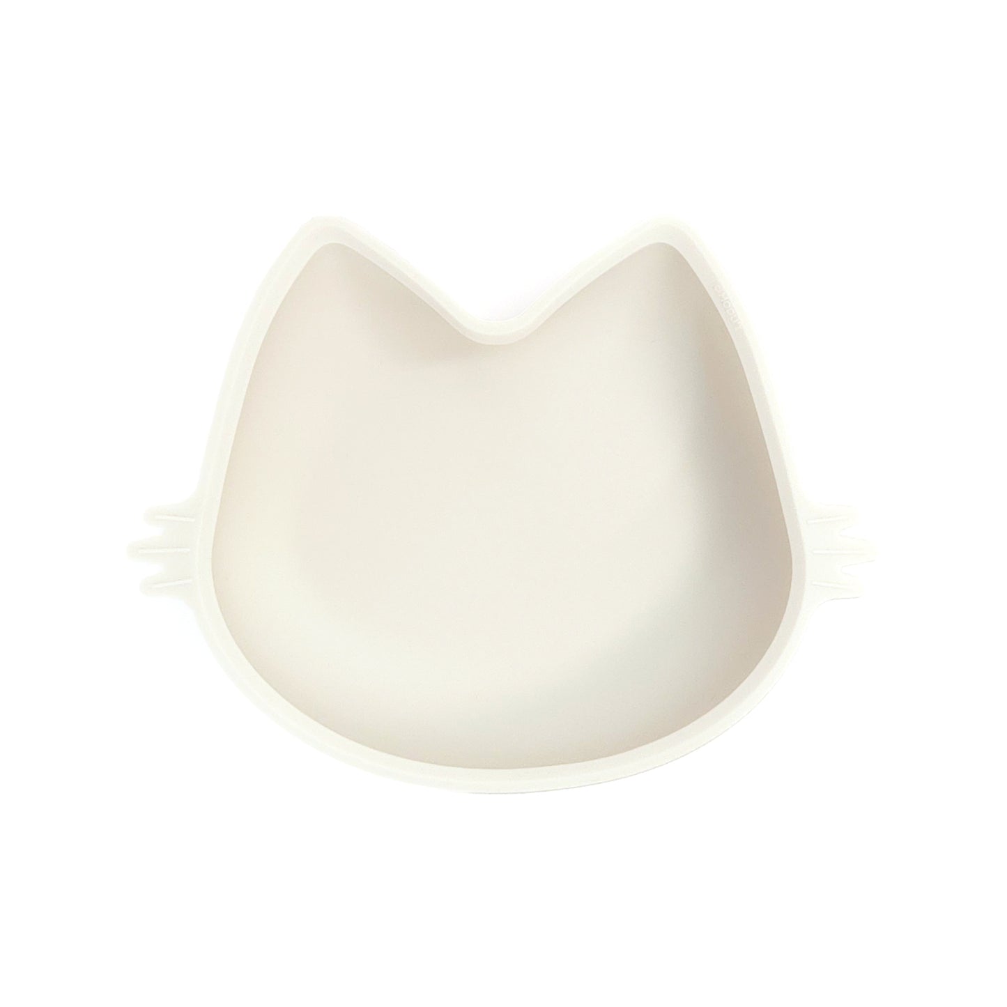 Platinum Silicone MoaCat Bowl . Cream