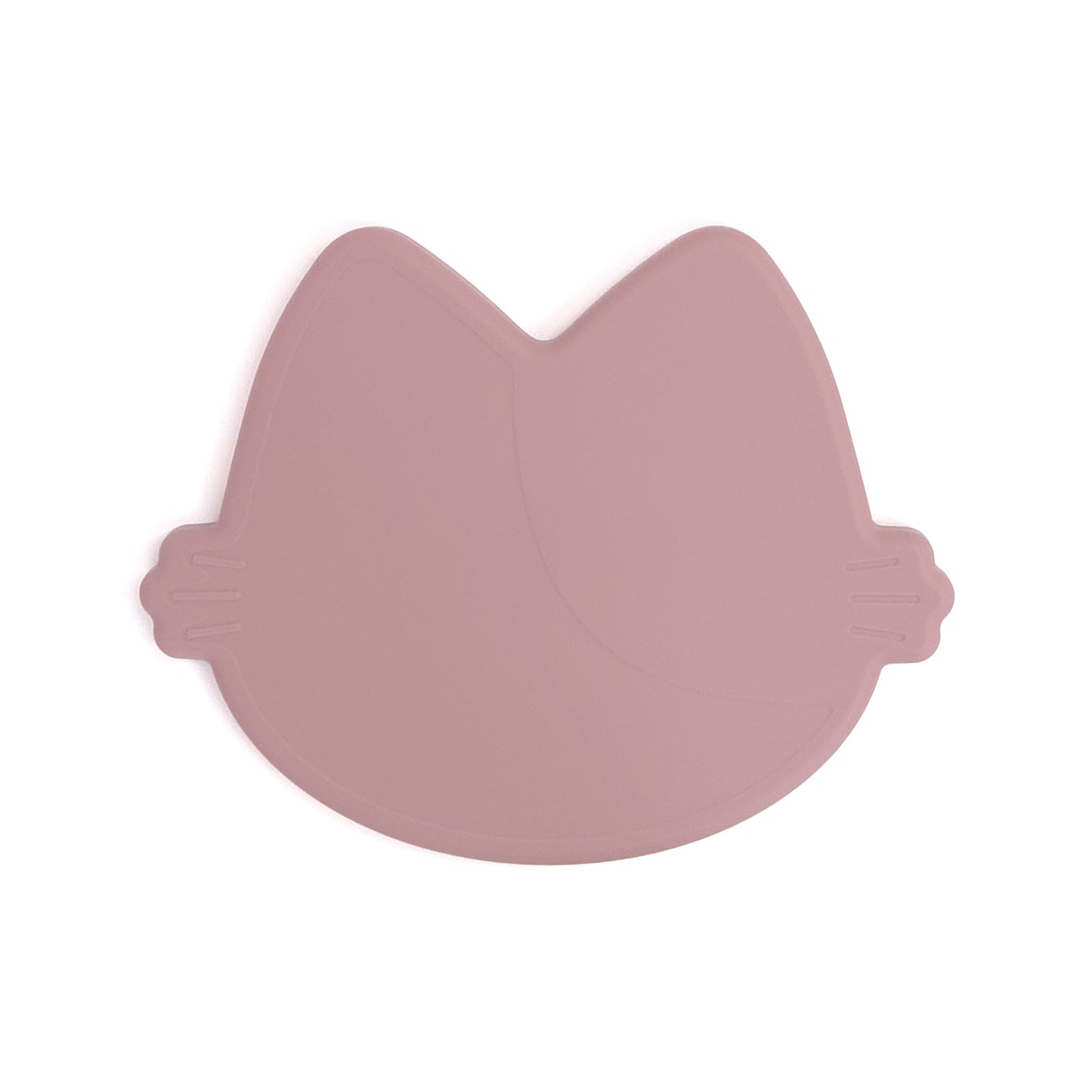 Platinum Silicone MoaCat Bowl Plate . Pink