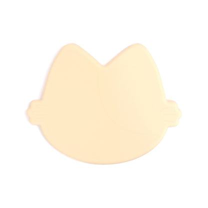 Platinum Silicone MoaCat Bowl Plate . Butter