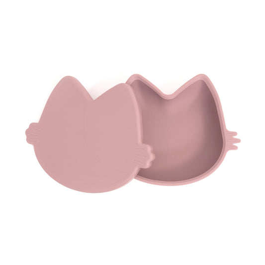 Platinum Silicone MoaCat Bowl Set . Pink