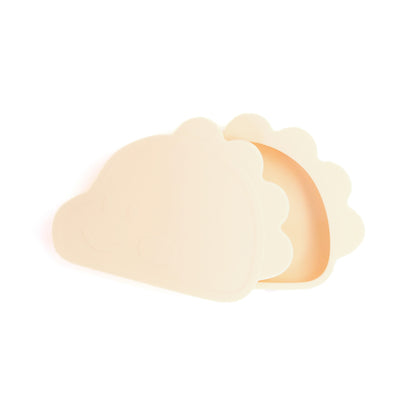 Platinum Silicone Dino Plate Set . Butter