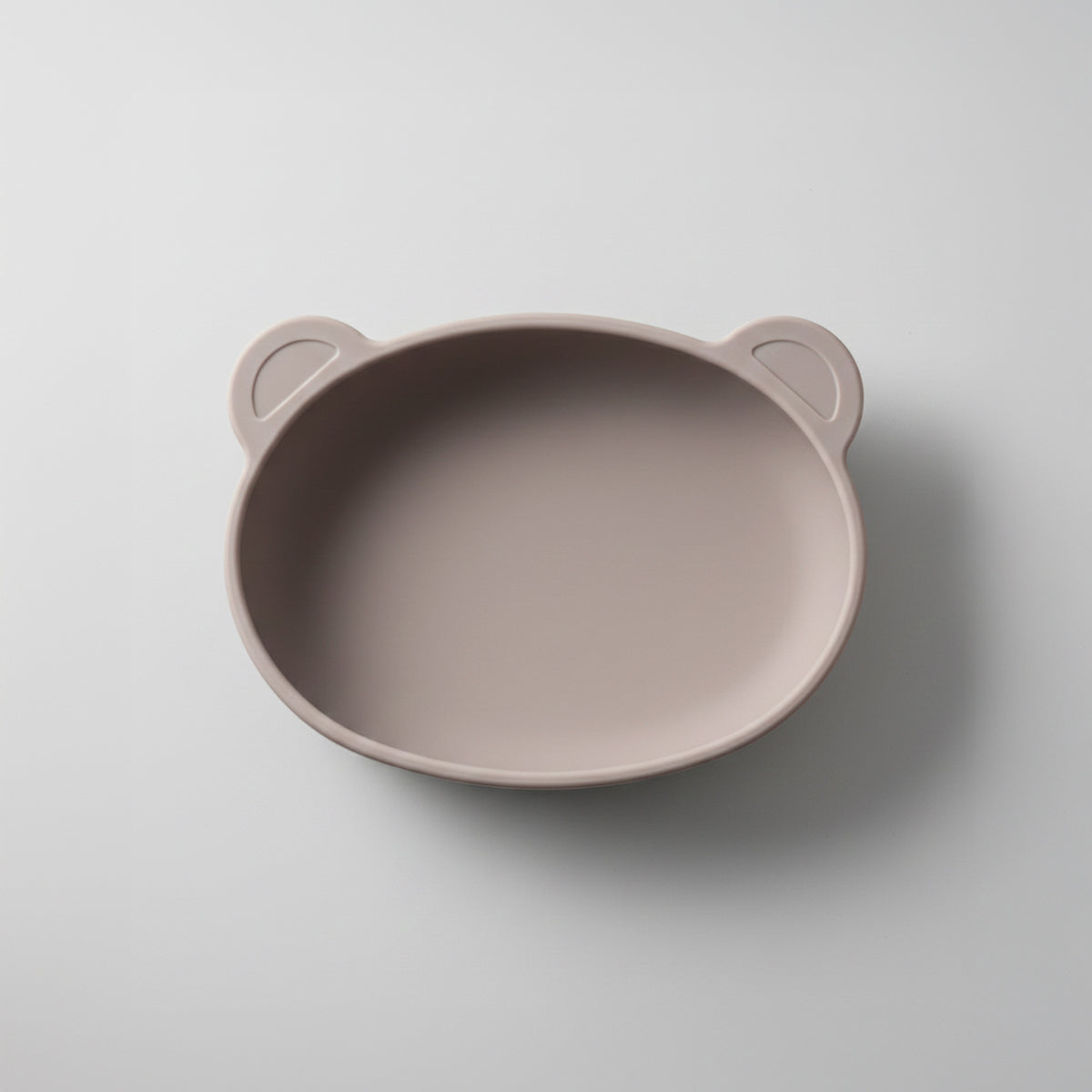 Platinum Silicone Bear Plate . Beige
