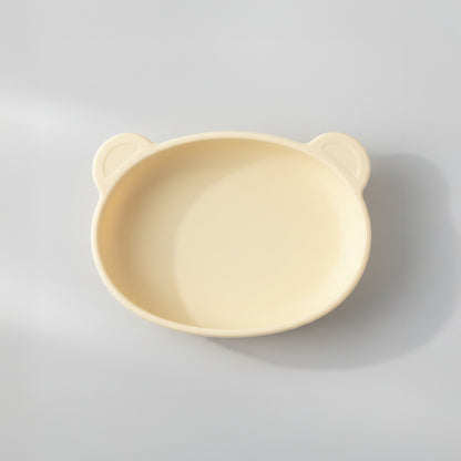 Platinum Silicone Bear Plate . Butter